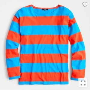 Like New JCrew Long Sleeve in Rugby stripe xxl